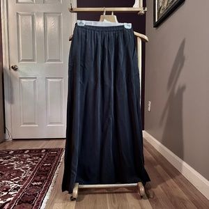 Long Gray Tencel Skirt Sz 10